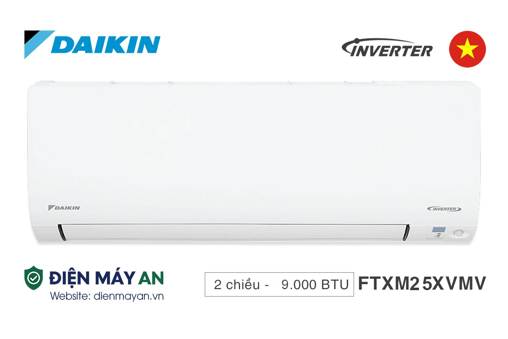 Điều Hòa Daikin Inverter 9000 BTU 2 Chiều FTXM25XVMV